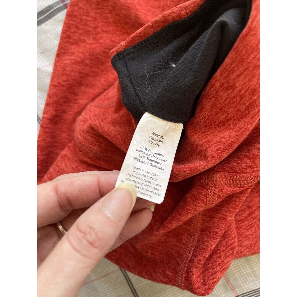 Beyond Yoga Rustic Orange Walk And Talk Cropped High Waisted Leggings Size Small - Picture 6 of 6